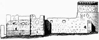 Фасад замка по Туулсе