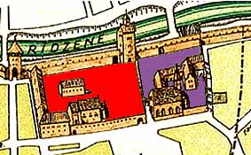 Орденский и епископский замки в Риге в 1-й четверти 13 века