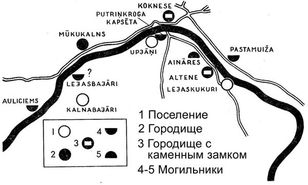 Карта поселений