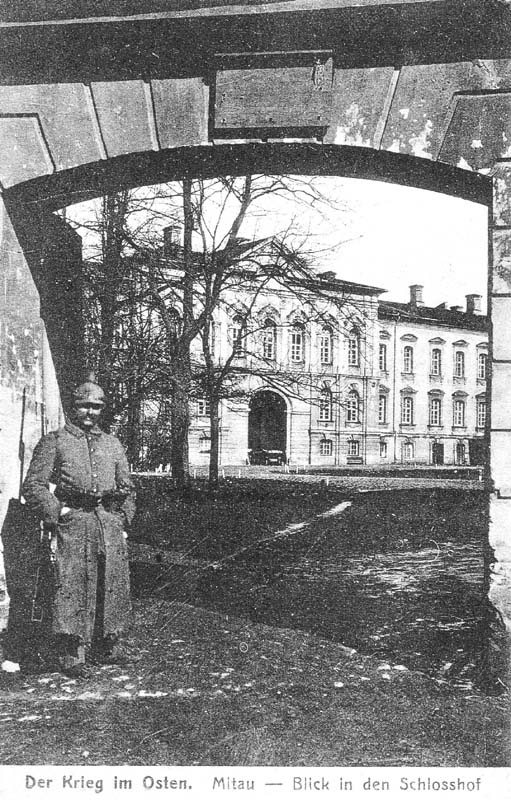 Елгавский дворец во время Первой мировой войны
