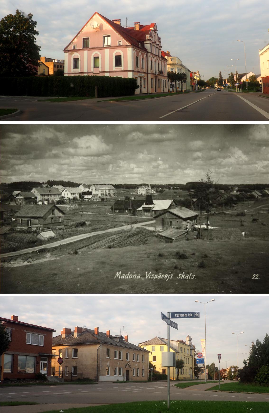 Фотопрогулка по латвийскому городу Мадона